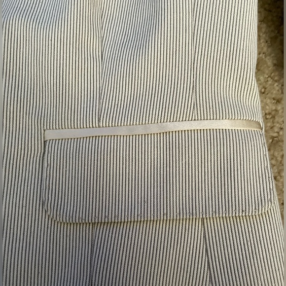 3.1 Phillip Lim 3/4 sleeve Women’s Jacket Size 4 in Grey/Silver/Creamy White - Picture 8 of 11